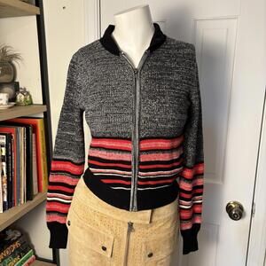 BDG Knit Zip Up Sweater NWT S